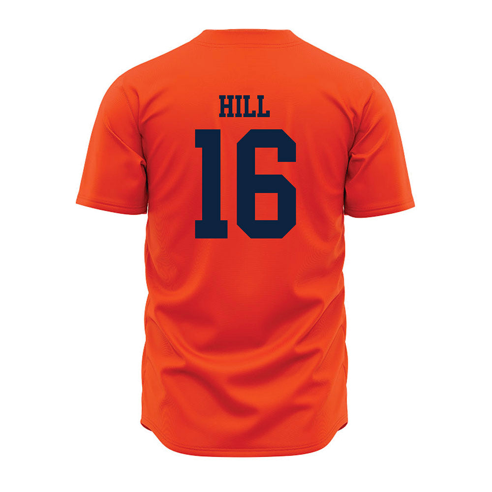 Auburn - NCAA Baseball : Cam Hill - Orange Jersey-1