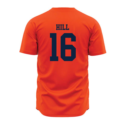 Auburn - NCAA Baseball : Cam Hill - Orange Jersey-1