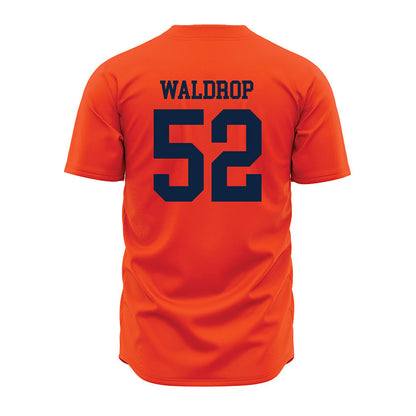 Auburn - NCAA Baseball : Tanner Waldrop - Orange Jersey-1
