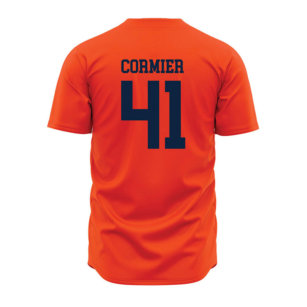 Auburn - NCAA Baseball : LJ Cormier - Orange Jersey-1