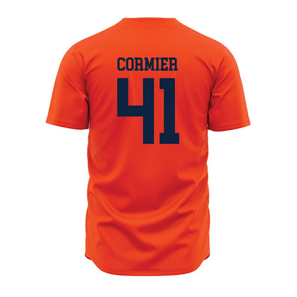 Auburn - NCAA Baseball : LJ Cormier - Orange Jersey-1