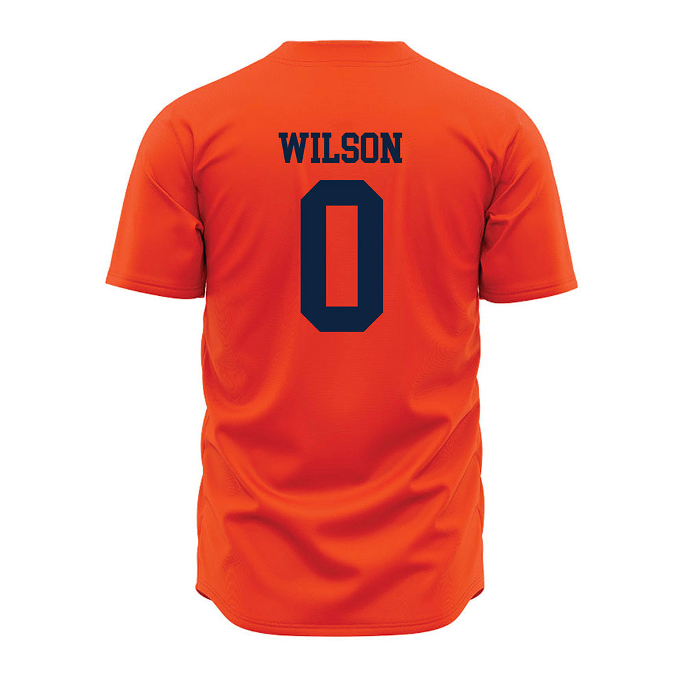 Auburn - NCAA Baseball : Brady Wilson - Orange Jersey-1