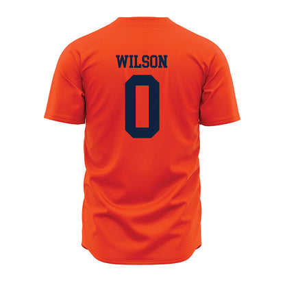 Auburn - NCAA Baseball : Brady Wilson - Orange Jersey-1