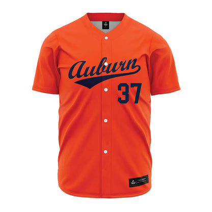 Auburn - NCAA Baseball : Trevor Booton - Orange Jersey-0