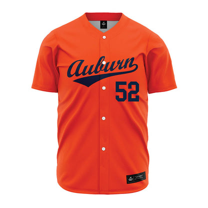 Auburn - NCAA Baseball : Tanner Waldrop - Orange Jersey-0