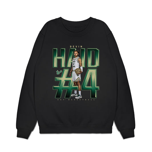 USF - NCAA Men's Basketball : Devin Haid - Collage Premium Crewneck Sweatshirt-0