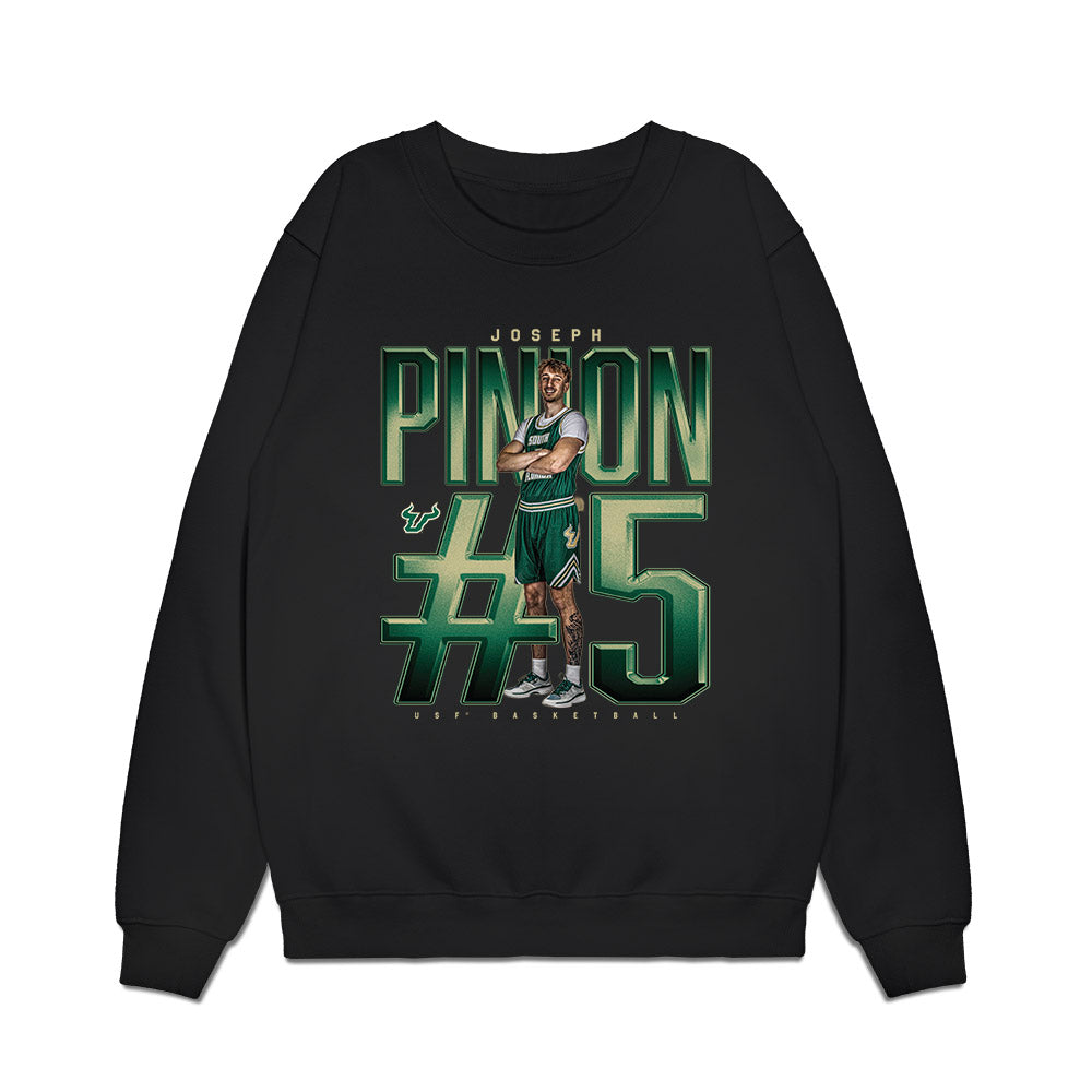 USF - NCAA Men's Basketball : Joseph Pinion - Collage Premium Crewneck Sweatshirt-0