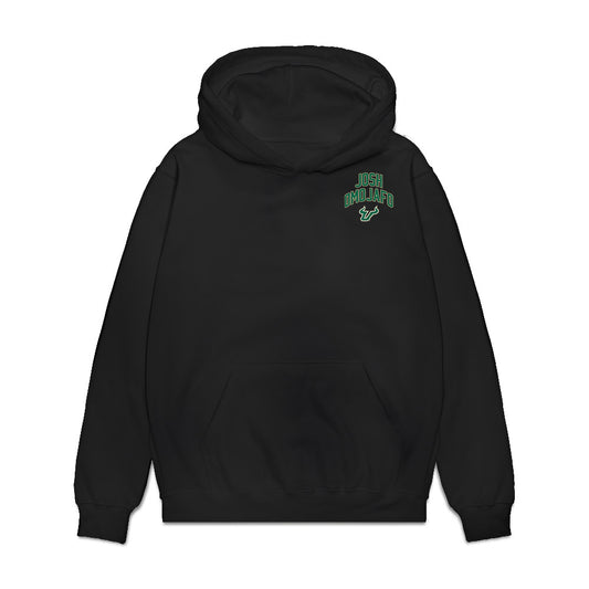 USF - NCAA Men's Basketball : Josh Omojafo - Collage Premium Hooded Sweatshirt-0