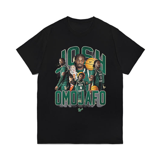 USF - NCAA Men's Basketball : Josh Omojafo - Collage Comfort Colors T-Shirt-0