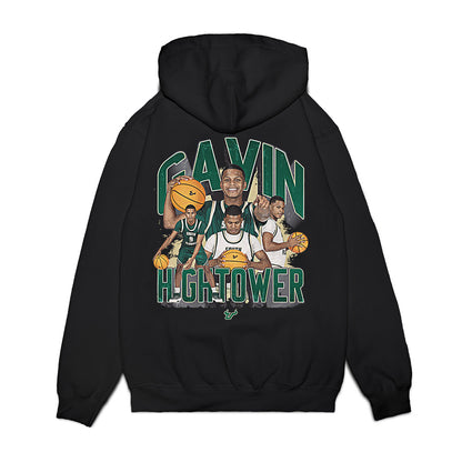 USF - NCAA Men's Basketball : Gavin Hightower - Collage Premium Hooded Sweatshirt-1