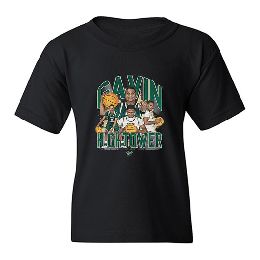 USF - NCAA Men's Basketball : Gavin Hightower - Collage Youth T-Shirt-0