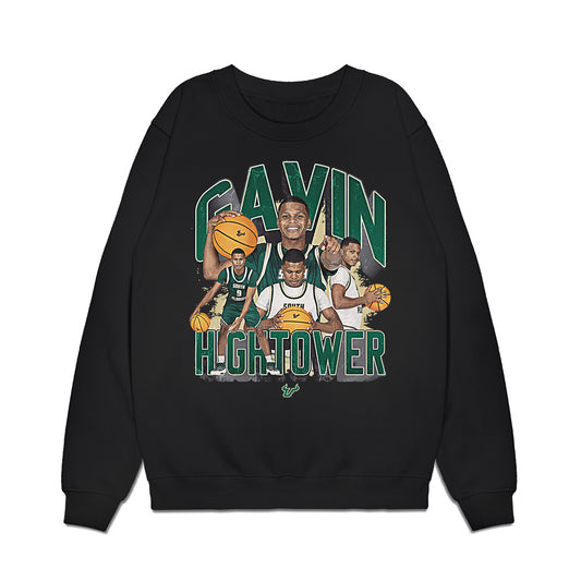 USF - NCAA Men's Basketball : Gavin Hightower - Collage Premium Crewneck Sweatshirt-0
