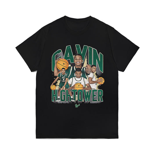 USF - NCAA Men's Basketball : Gavin Hightower - Collage Comfort Colors T-Shirt-0