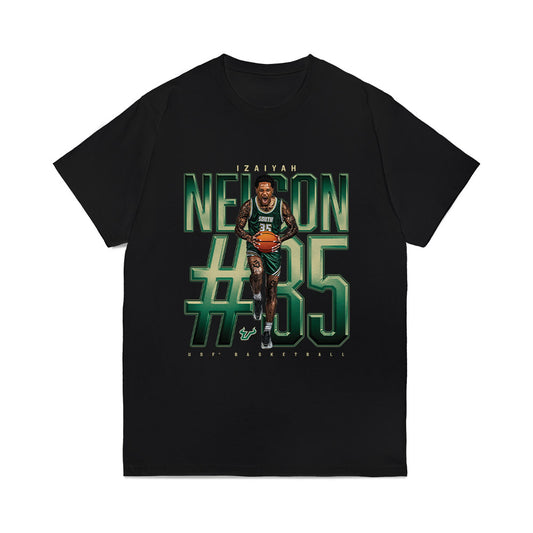 USF - NCAA Men's Basketball : Izaiyah Nelson - Collage Comfort Colors T-Shirt-0