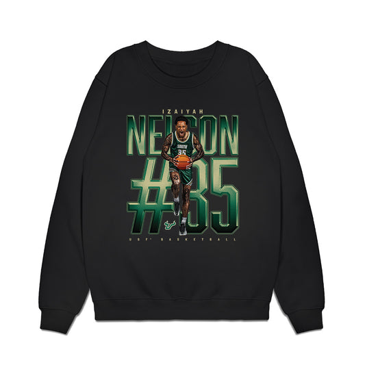 USF - NCAA Men's Basketball : Izaiyah Nelson - Collage Premium Crewneck Sweatshirt-0