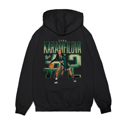 USF - NCAA Women's Basketball : Yana Karamfilova - Collage Premium Hooded Sweatshirt-1