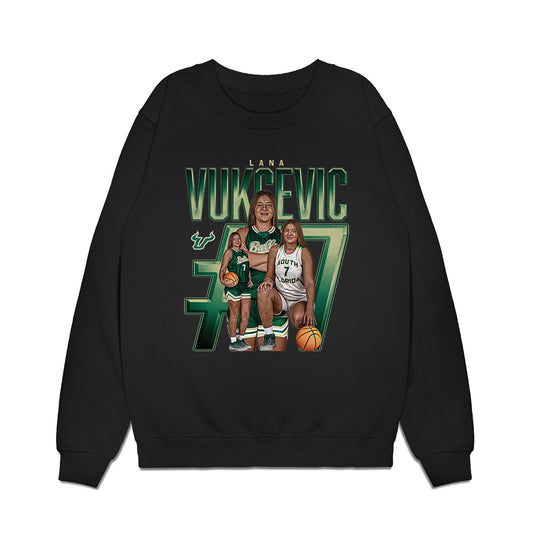 USF - NCAA Women's Basketball : Lana Vukcevic - Collage Premium Crewneck Sweatshirt-0