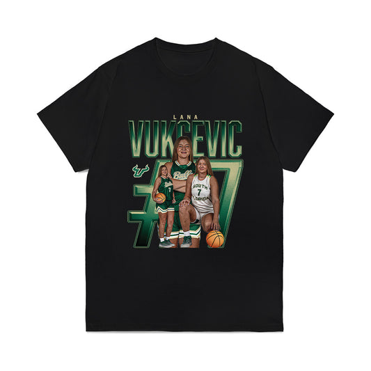 USF - NCAA Women's Basketball : Lana Vukcevic - Collage Comfort Colors T-Shirt-0