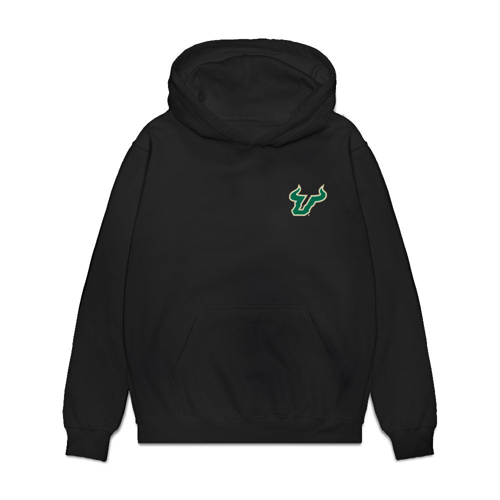 USF - NCAA Women's Basketball : Lana Vukcevic - Collage Premium Hooded Sweatshirt-0