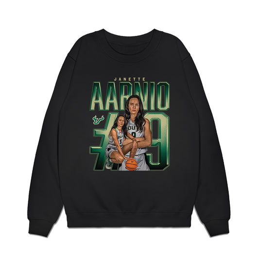 USF - NCAA Women's Basketball : Janette Aarnio - Collage Premium Crewneck Sweatshirt-0