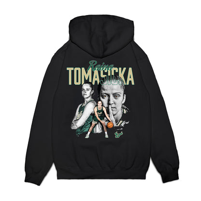 USF - NCAA Women's Basketball : Raina Tomasicka - Collage Premium Hooded Sweatshirt-1