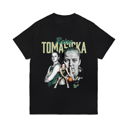 USF - NCAA Women's Basketball : Raina Tomasicka - Collage Comfort Colors T-Shirt-0