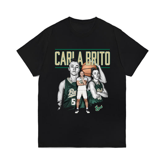 USF - NCAA Women's Basketball : Carla Brito Hernandez - Collage Comfort Colors T-Shirt-0