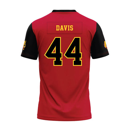 Ferris State - NCAA Football : Kailib Davis - Red Premium Football Jersey-1