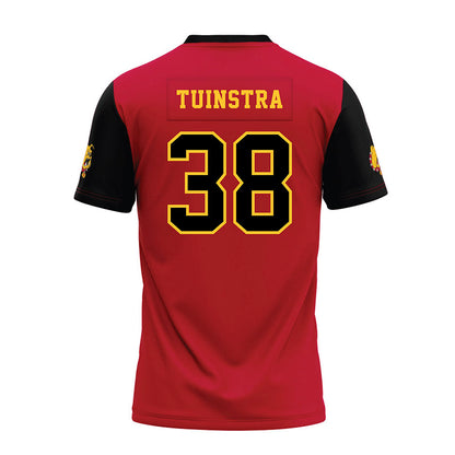 Ferris State - NCAA Football : Levi Tuinstra - Red Premium Football Jersey-1