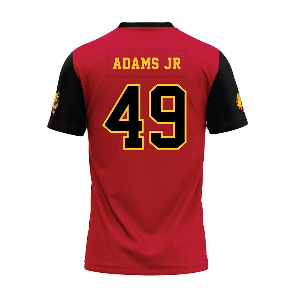 Ferris State - NCAA Football : Maurice Adams Jr - Red Premium Football Jersey-1