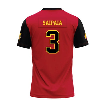 Ferris State - NCAA Football : Blaine Saipaia - Red Premium Football Jersey-1