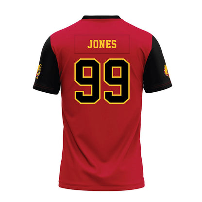 Ferris State - NCAA Football : markee jones - Red Premium Football Jersey-1