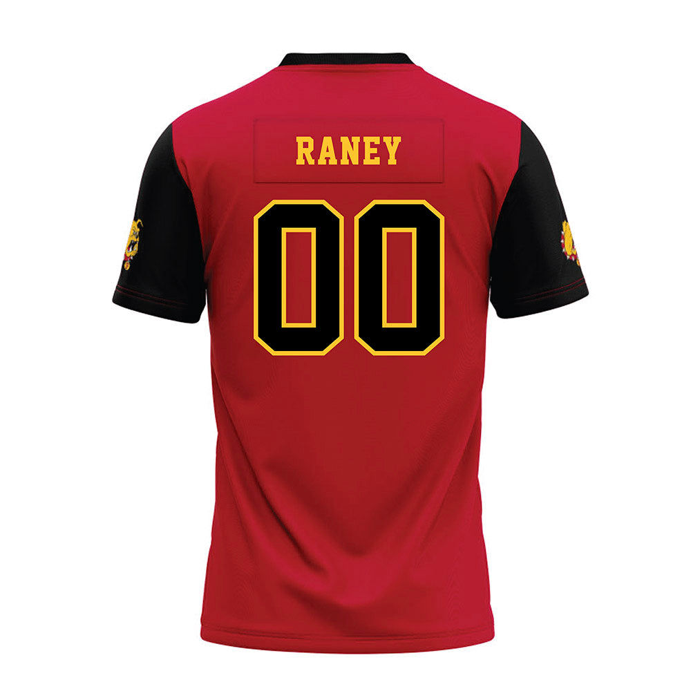 Ferris State - NCAA Football : Decarion Raney - Red Premium Football Jersey-1