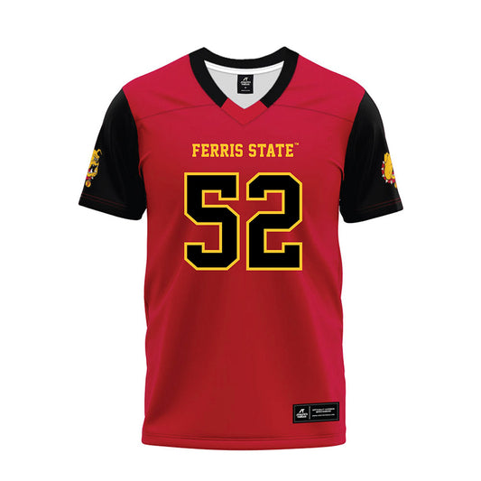 Ferris State - NCAA Football : Jarvis Windom - Red Premium Football Jersey-0