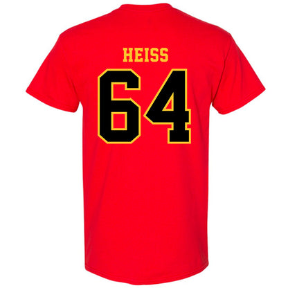 Ferris State - NCAA Football : Cameron Heiss - Replica Shersey T-Shirt-1