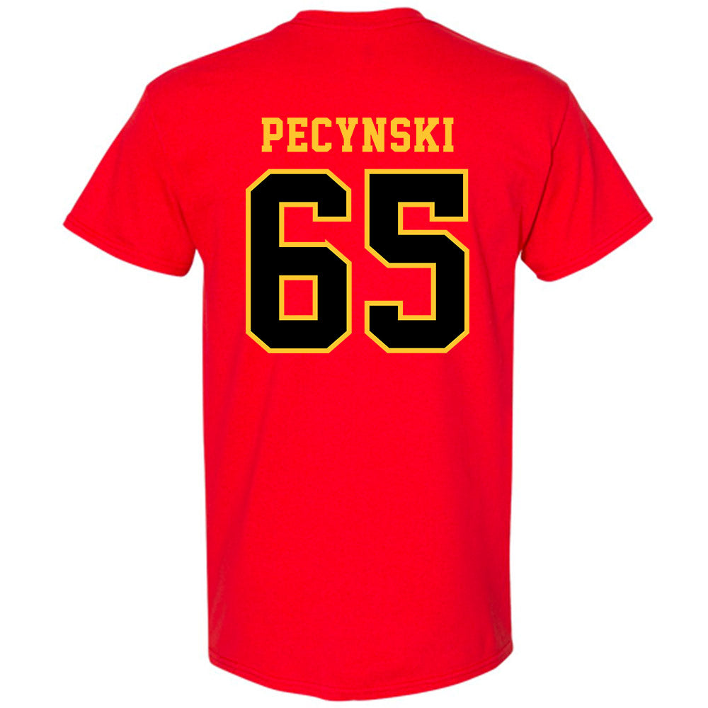 Ferris State - NCAA Football : Cory Pecynski - Replica Shersey T-Shirt-1