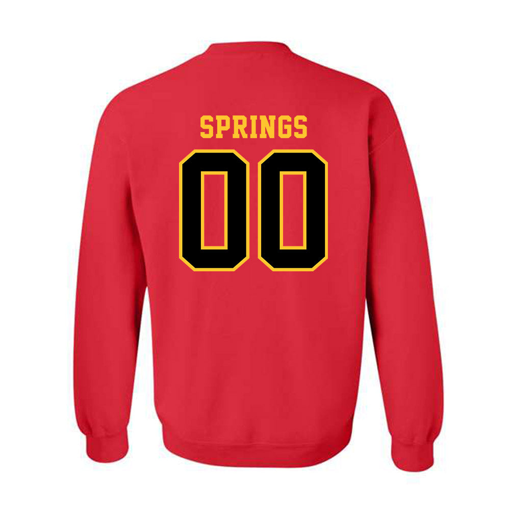 Ferris State - NCAA Football : Alex Springs - Replica Shersey Crewneck Sweatshirt-1