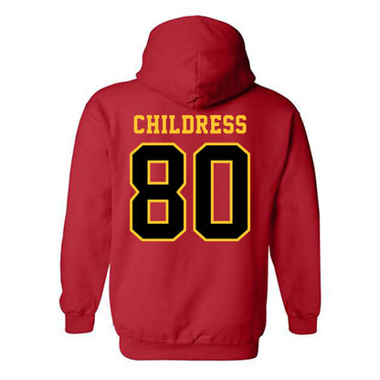 Ferris State - NCAA Football : Braeden Childress - Replica Shersey Hooded Sweatshirt-1