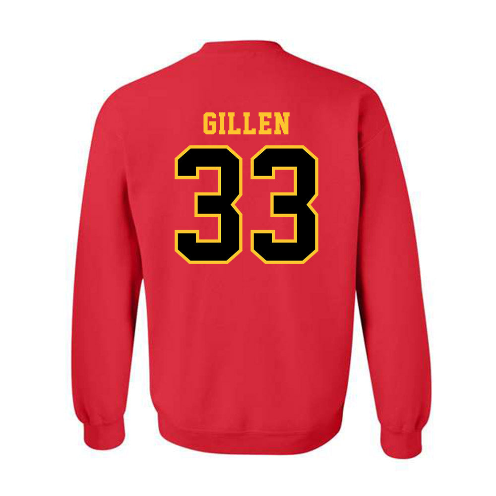 Ferris State - NCAA Football : Coties Gillen - Replica Shersey Crewneck Sweatshirt-1