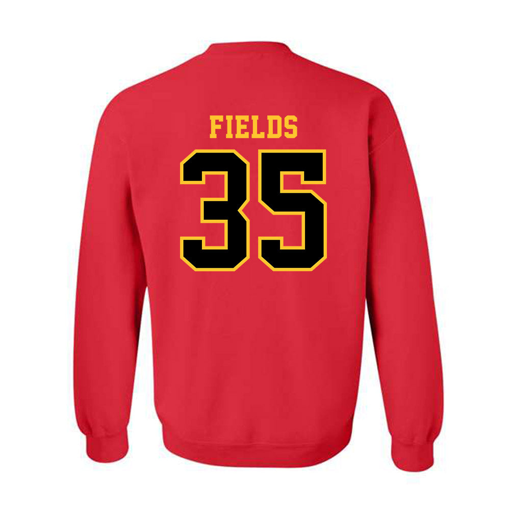 Ferris State - NCAA Football : Jerek fields Fields - Replica Shersey Crewneck Sweatshirt-1