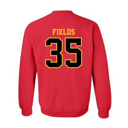 Ferris State - NCAA Football : Jerek fields Fields - Replica Shersey Crewneck Sweatshirt-1