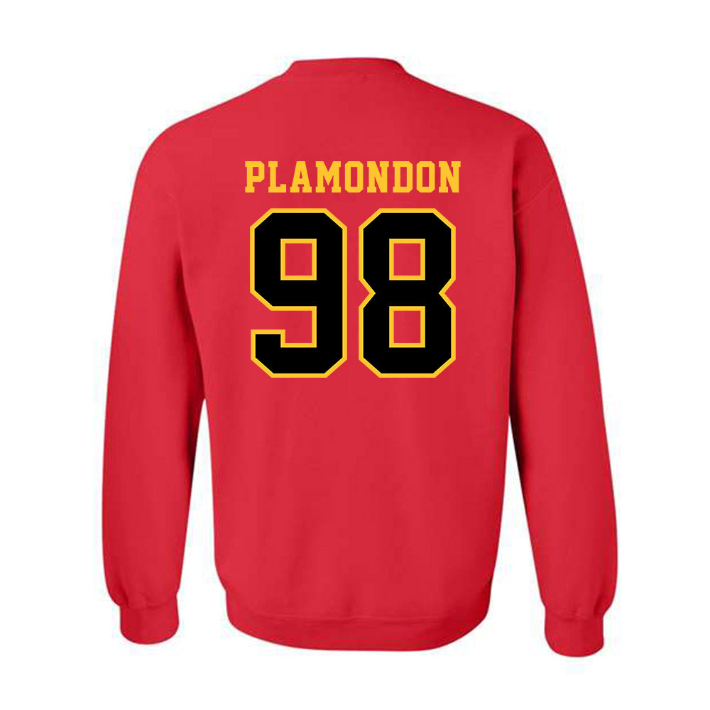 Ferris State - NCAA Football : Jake Plamondon - Replica Shersey Crewneck Sweatshirt-1