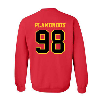 Ferris State - NCAA Football : Jake Plamondon - Replica Shersey Crewneck Sweatshirt-1