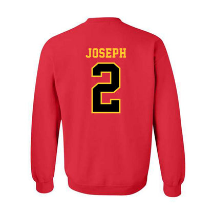 Ferris State - NCAA Softball : Jadyn Joseph - Replica Shersey Crewneck Sweatshirt-1