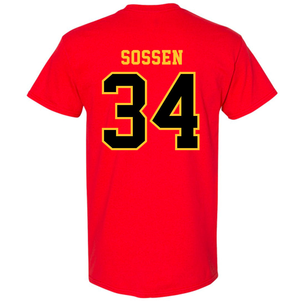 Ferris State - NCAA Football : Ethan Sossen - Replica Shersey T-Shirt-1
