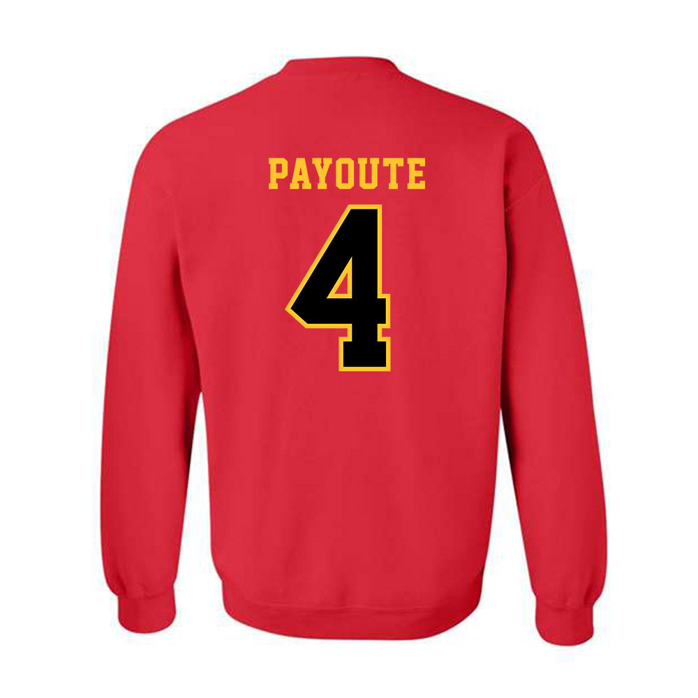 Ferris State - NCAA Football : Justin payoute - Replica Shersey Crewneck Sweatshirt-1