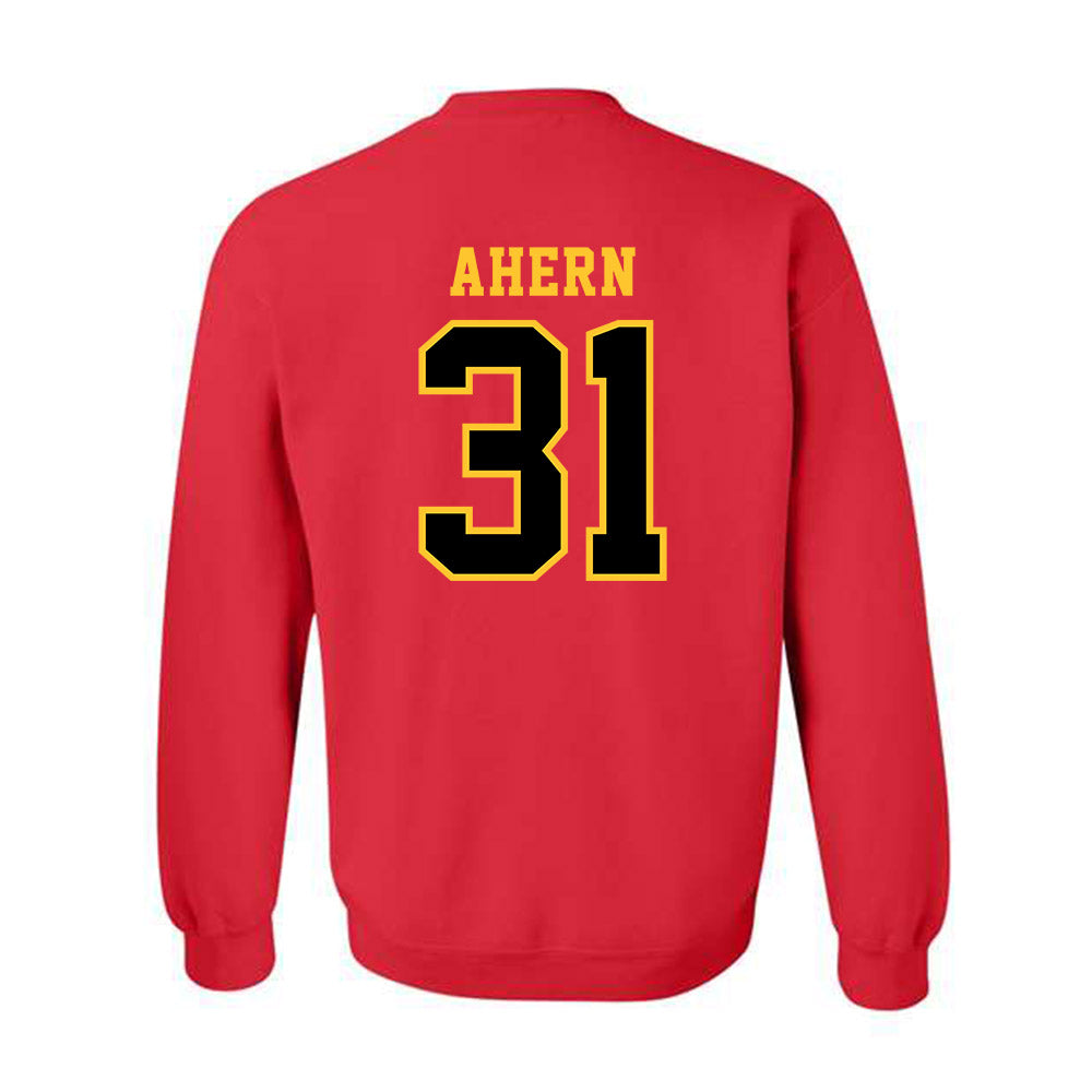 Ferris State - NCAA Football : Ryan Ahern - Replica Shersey Crewneck Sweatshirt-1