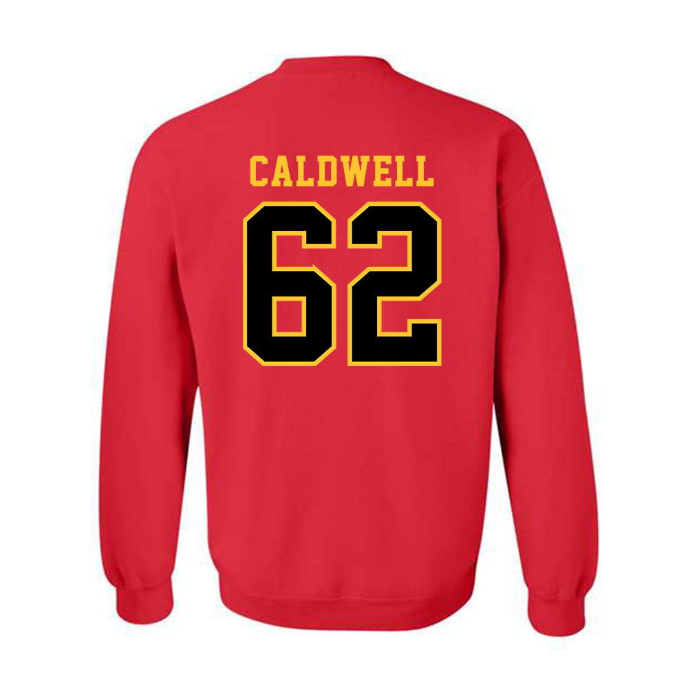 Ferris State - NCAA Football : Kaharri Caldwell - Replica Shersey Crewneck Sweatshirt-1