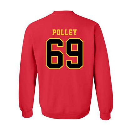 Ferris State - NCAA Football : AJ Polley - Replica Shersey Crewneck Sweatshirt-1