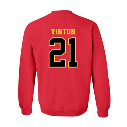 Ferris State - NCAA Football : Jaylen Vinton - Replica Shersey Crewneck Sweatshirt-1